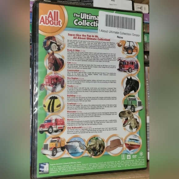 All About:The Ultimate Collection DVD Kids 10 EPISODES Boats Cars Trucks Horses - Picture 2 of 4